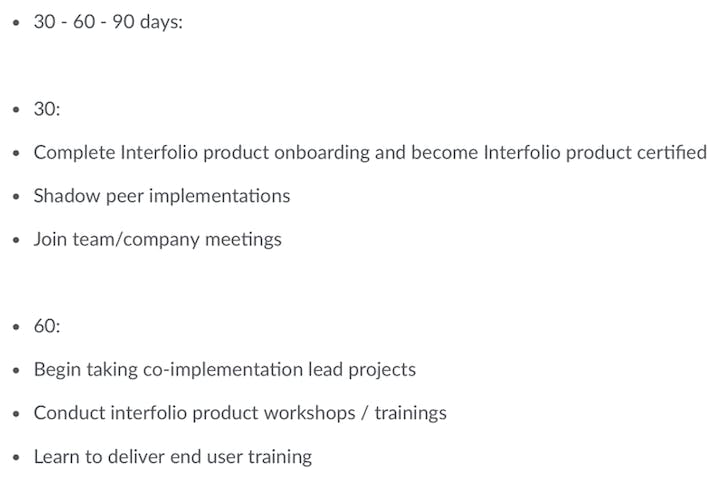 interfolio customer onboarding specialist job description