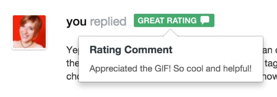 rating comment